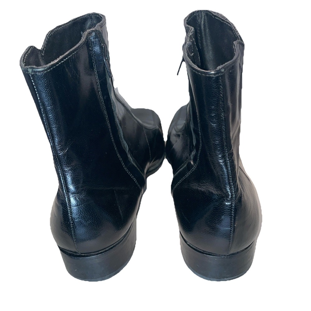 RARE Florsheim Imperial Black Leather Men's  Boots 11 D - Picture 3 of 7